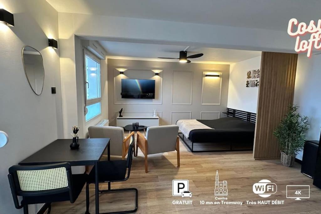 Charmant Studio Neuf, Hypercentre, Parking, Balcon Strasbourg Extérieur photo